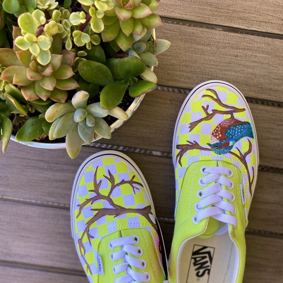 Vans Shoes - 🌴🌼VANS- CUSTOM HAND PAINTED SHOES🌼🌴